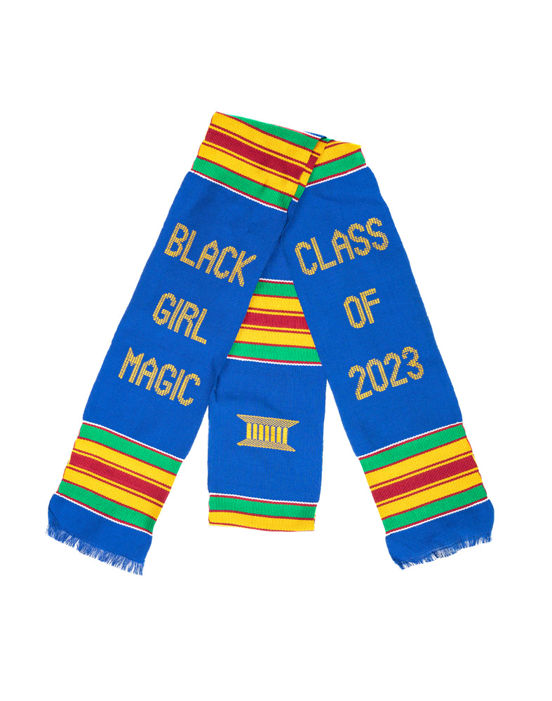 
                  
                    Load image into Gallery viewer, &amp;#39;Black Girl Magic&amp;#39; Class of 2023 Kente Cloth Stole
                  
                