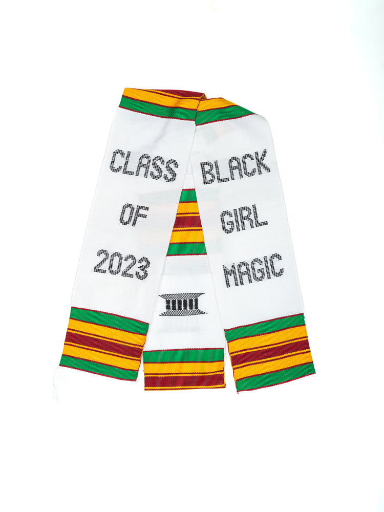 
                  
                    Load image into Gallery viewer, &amp;#39;Black Girl Magic&amp;#39; Class of 2023 Kente Cloth Stole
                  
                