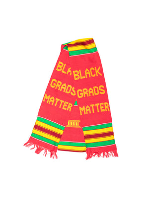 
                  
                    Load image into Gallery viewer, &amp;#39;Black Grads Matter&amp;#39; Kente Cloth Stole
                  
                