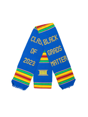 
                  
                    Load image into Gallery viewer, &amp;#39;Black Grads Matter&amp;#39; Class of 2023 Kente Cloth Stole
                  
                