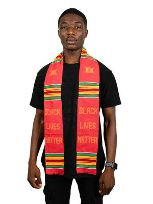 
                  
                    Load image into Gallery viewer, &amp;#39;Black Lives Matter&amp;#39; Kente Cloth Stole
                  
                