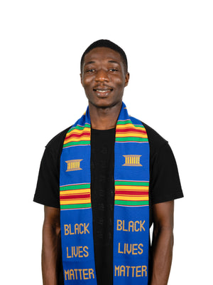 
                  
                    Load image into Gallery viewer, &amp;#39;Black Lives Matter&amp;#39; Kente Cloth Stole
                  
                