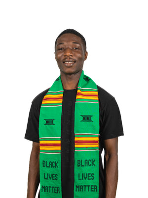 
                  
                    Load image into Gallery viewer, &amp;#39;Black Lives Matter&amp;#39; Kente Cloth Stole
                  
                