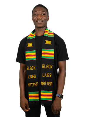 
                  
                    Load image into Gallery viewer, &amp;#39;Black Lives Matter&amp;#39; Kente Cloth Stole
                  
                