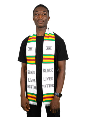 
                  
                    Load image into Gallery viewer, &amp;#39;Black Lives Matter&amp;#39; Kente Cloth Stole
                  
                