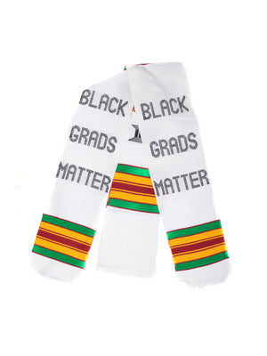 
                  
                    Load image into Gallery viewer, &amp;#39;Black Grads Matter&amp;#39; Kente Cloth Stole
                  
                