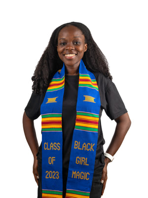 
                  
                    Load image into Gallery viewer, &amp;#39;Black Girl Magic&amp;#39; Class of 2023 Kente Cloth Stole
                  
                